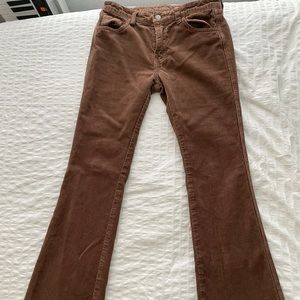 Brandy Melville Darlene Brown Corduroy Pants